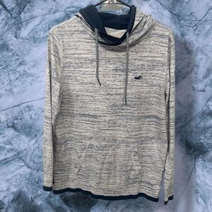 Hollister Lightweight Cowl Neck Hoodie Pullover |‎ Beige | Small